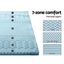 Giselle Bedding Memory Foam Mattress Topper 7-Zone 5cm Single Carousel 5