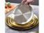 High Quality Korean 304 Stainless Steel Round Steak Plate Tray Single Layer Carousel 3