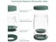 Glass Pickles Jar With Lids Strainer Olives Hourglass Jug Food Storage Kimchi Carousel 7