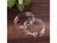 12 Pieces Clear Plastic Curtain Rings Set Shower Curtain O Rings Hooks Gliding Carousel 3