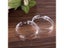 12 Pieces Clear Plastic Curtain Rings Set Shower Curtain O Rings Hooks Gliding Carousel 4