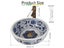 ZAPPO Jindezhen Ceramic Bathroom Vessel Sink Faucet Combo Round Washbasin Sinks Carousel 3
