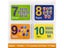 Numbers 1-14 English Words Learning Card Book Language Learning Teaching Aids Carousel 1