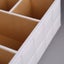 Black Or White Storage Box Pu Leather Desk Organiser Remote Control Holder Carousel 4