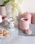 House of Florence Blush Pink Kitchen Canisters Set of 3 Storage Carousel 2