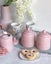 House of Florence Blush Pink Kitchen Canisters Set of 3 Storage Carousel 7