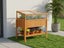 Raised Wooden Planter Box with Removable Cold Frame Vegetables 110x61x116cm Carousel 1