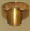Vintage 9ct Gold Linde Cats Eye Ring 6grams Carousel 1