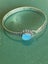 Beautiful Blue Chalcedony Bangle Bracelet Carousel 1