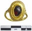 1810's Georgian Almondine Garnet Cabochon 9ct gold Carousel 11