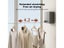 Easy-install Telescopic Clothes Drying Rope Without Punching Stainless Steel Carousel 4
