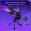 USB Condenser Microphone PC Mic Computer Tripod Stand Carousel 6