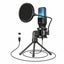 USB Condenser Microphone PC Mic Computer Tripod Stand Carousel 14