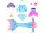 Girls The Little Mermaid Cosplay Costume Princess Ariel Swimming Mermaid Tail Carousel 6