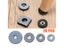 20pcs Furnitures Glides With Screws PTFE For Sofa Bed Table Couch Dining Chairs Carousel 2
