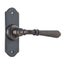 Tradco Reims Lever Door Handle on Short Backplate Passage Carousel 1