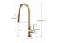 Rozin Smart Touch Kitchen Faucet Black Pull Out Sensor Faucets Black/Nickel 360 Carousel 4