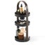 Umbra Bellwood Cosmetic Organiser Black/Walnut Carousel 1