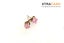 Sterling Silver Pink Stone Earrings Carousel 1