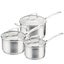 Scanpan Impact 3 Piece Saucepan Set Stainless Steel Carousel 1