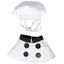 Dog Chef Costume Hat Set Pet Clothing Porch Goose Halloween Cosplay Carousel 1
