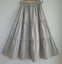 COTTERELL *100% Linen Taupe Tiered Midi Maxi A Line Skirt* 10/12 NEW Carousel 1
