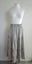 COTTERELL *100% Linen Taupe Tiered Midi Maxi A Line Skirt* 10/12 NEW Carousel 3