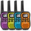 Uniden UH45-4 QUAD PACK 500mW UHF-CB Handhelds - Coloured Face Plates Mini Carousel 2