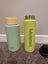 Lululemon stainless steel water bottle - fluro yellow $1 reserve Carousel 5