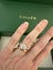 3 carat oval lab diamond ring in rose gold Carousel 9