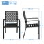 Set of 4 Outdoor Patio Dining Chairs Carousel 3