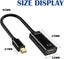 4K DisplayPort To HD-compatible Adapter C Display Port Male Mini hdmi female Carousel 1