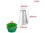 3Pc Stainless Steel Cream Decoration Mouth Small Grass Shape Cream Nozzle Carousel 3