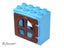 ®™DUPLO - 1 Medium Blue/Reddish Brown Door/Window Pane ~Retitred 2024~ Carousel 1