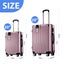 2PCS Luggage Trolley Set Travel Storage Suitcase Carousel 4
