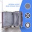 2PCS Luggage Trolley Set Travel Storage Suitcase Carousel 5