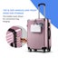 2PCS Luggage Trolley Set Travel Storage Suitcase Carousel 8