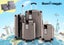 4PCS Carry On Luggage Suitcase Trolley Carousel 2