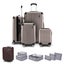 4PCS Carry On Luggage Suitcase Trolley Carousel 12