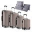 4PCS Carry On Luggage Suitcase Trolley Carousel 14