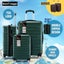 3PCS Travel Luggage Suitcase Trolley Set Carousel 3