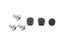 Rear Fender Plug For Xiaomi Mijia M365 Electric Scooter Screws Silica Gel Cap Carousel 1
