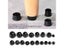 10PCS Anti Slip Furniture Legs Feet Black Speaker Cabinet Bed Table Box Conical Carousel 3