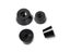 10PCS Anti Slip Furniture Legs Feet Black Speaker Cabinet Bed Table Box Conical Carousel 6