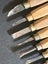 VINTAGE SET OF 10 SMALL CHISELS/ LINO CUTTING CHISELS ? Carousel 8