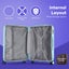 3PCS Luggage Set Travel Suitcases Trolley TSA Lock Carousel 8
