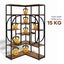 5 Tier Bookshelf Corner Book Shelves Display Storage Rack Shelving Unit Carousel 8