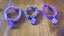 Purple pack! comes with three loom band bracelets, all with different charms Carousel 1
