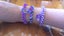 Purple pack! comes with three loom band bracelets, all with different charms Carousel 2