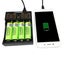 18650 Battery Charger Smart Charger AA/AAA Rechargeable battery Charger Carousel 6